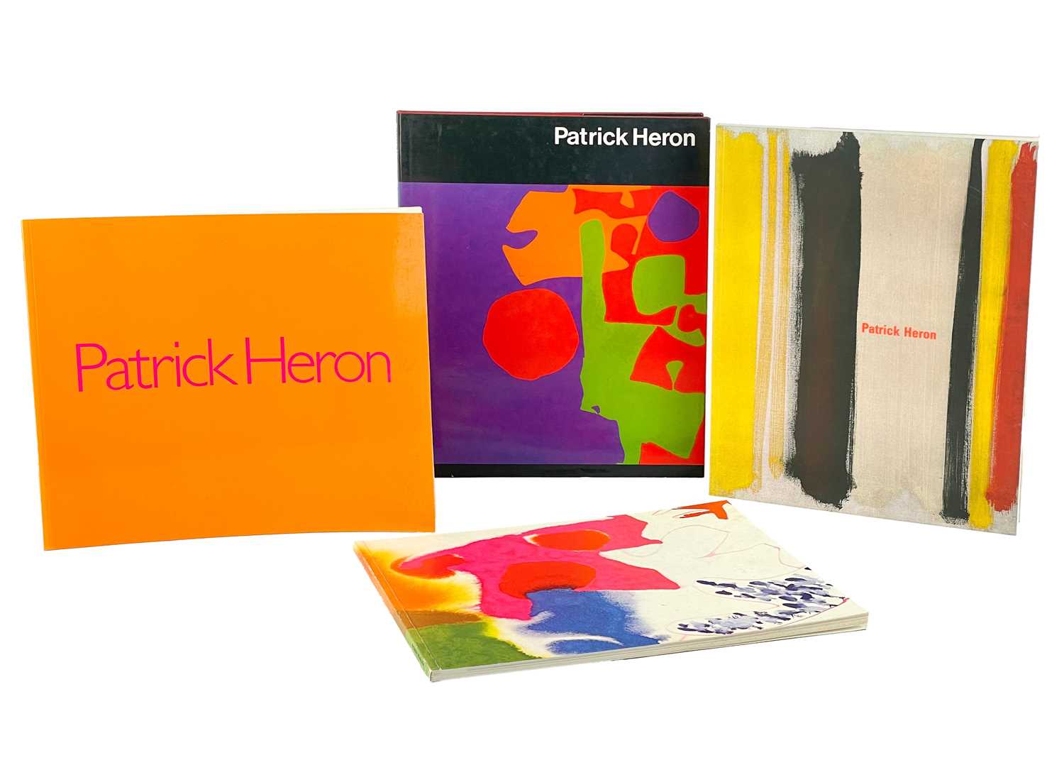 Patrick Heron A signed Barbican Art Gallery exhibition catalogue and three other publications