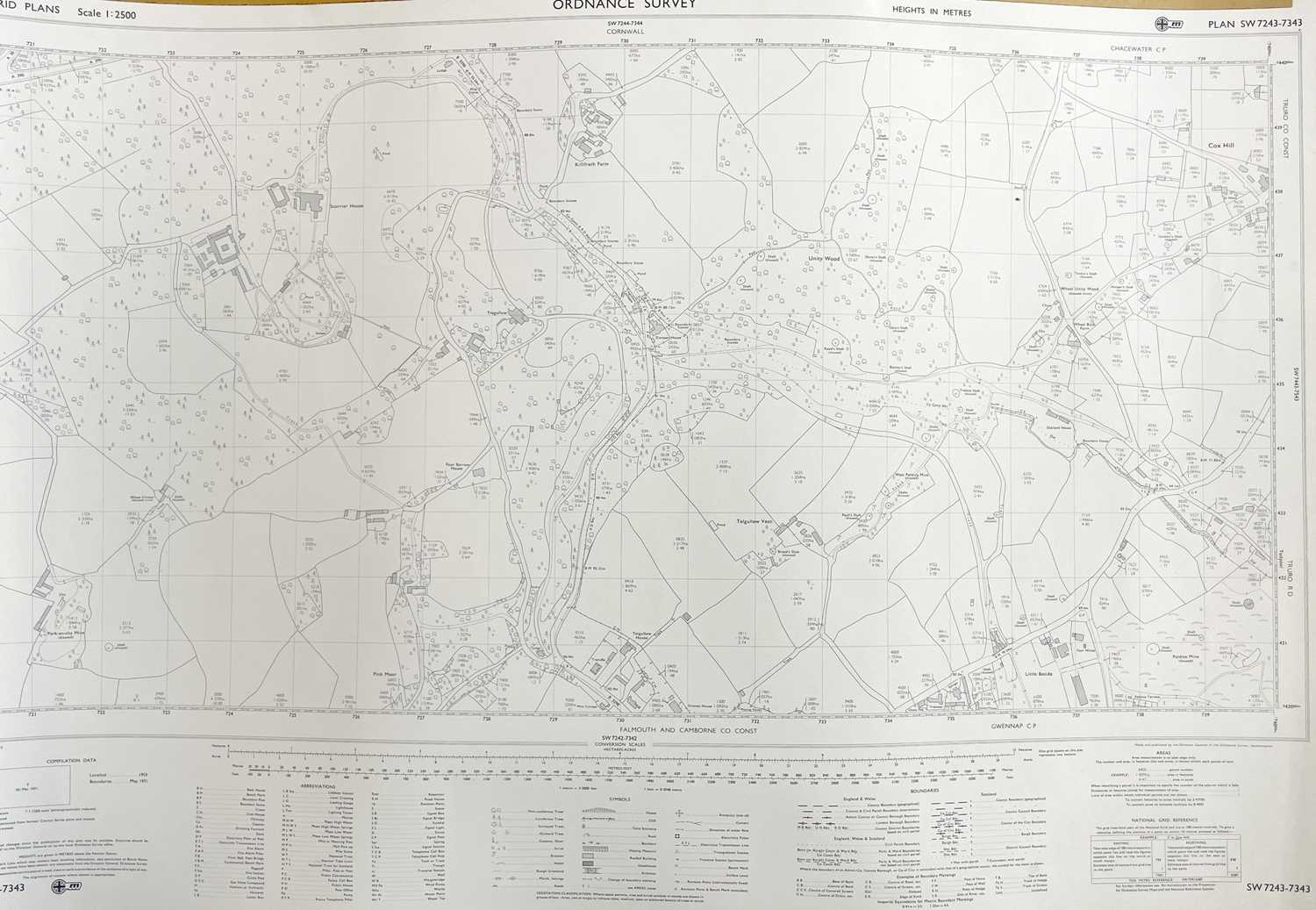 (Cornwall) A comprehensive collection of large format Ordinance Survey Maps Organised and indexed by - Image 4 of 10