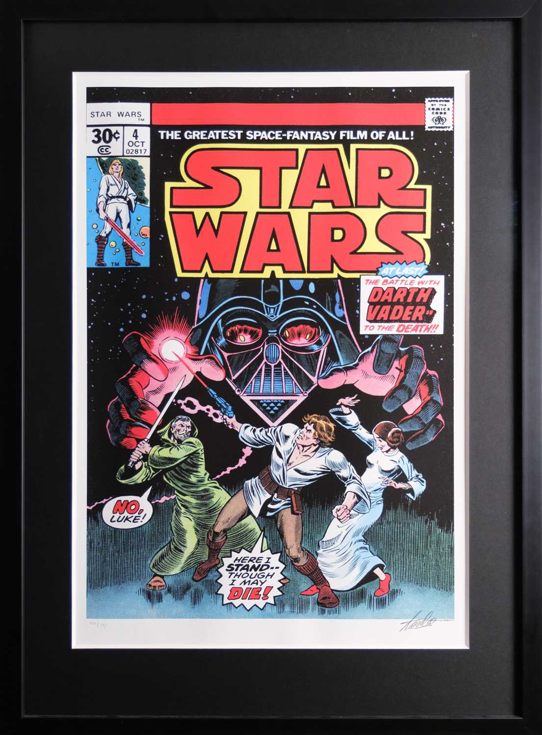 (Signed) Stan LEE (1922-2018) Star Wars #4 - In Battle With Darth Vader (2015) - Image 2 of 5