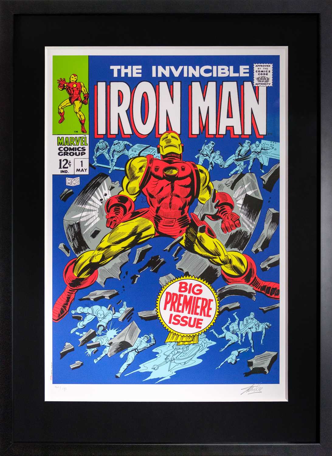 (Signed) Stan LEE (1922-2018) The Invincible Iron Man #1 - Big Premiere Issue (2016) - Image 2 of 5