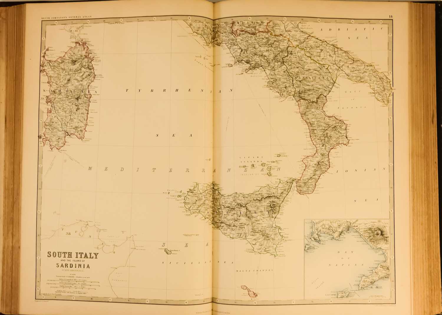 JOHNSTON, Alexander Keith 'The Royal Atlas of Modern Geography,' - Image 7 of 9