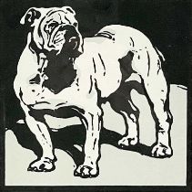 NICHOLSON, William Bulldog lithograph