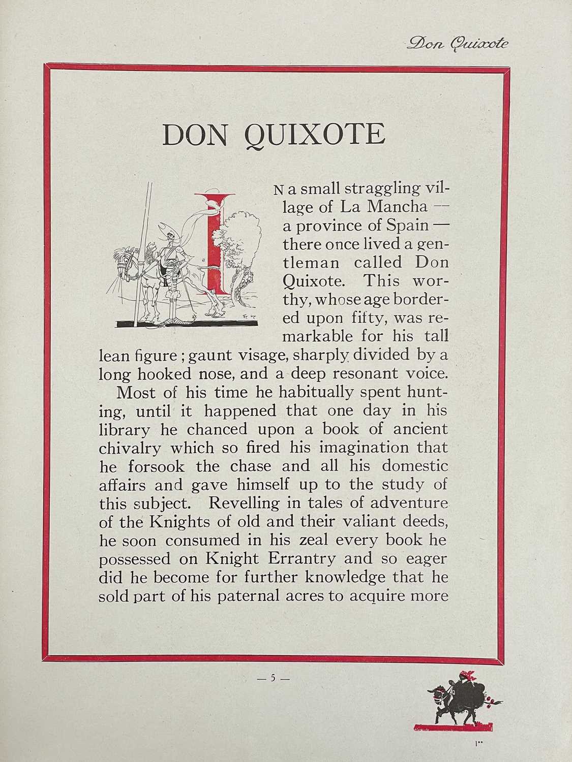 JORIOUX, Felix (illustrations) 'Don Quixote,' - Image 4 of 16