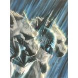 (Signed) Alex ROSS (1970) Grim Gargoyles (2014)