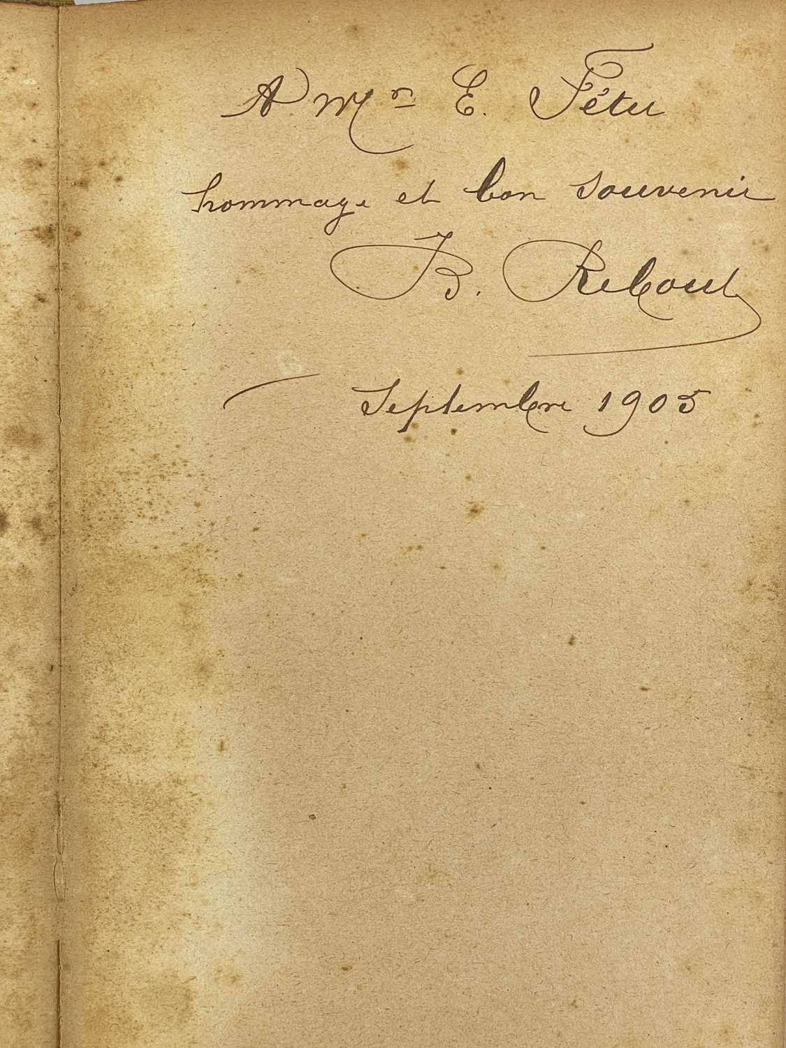 (Scarce signed cookery book) REBOUL, J. B. 'La Cuisinere Provencale,' - Image 2 of 8