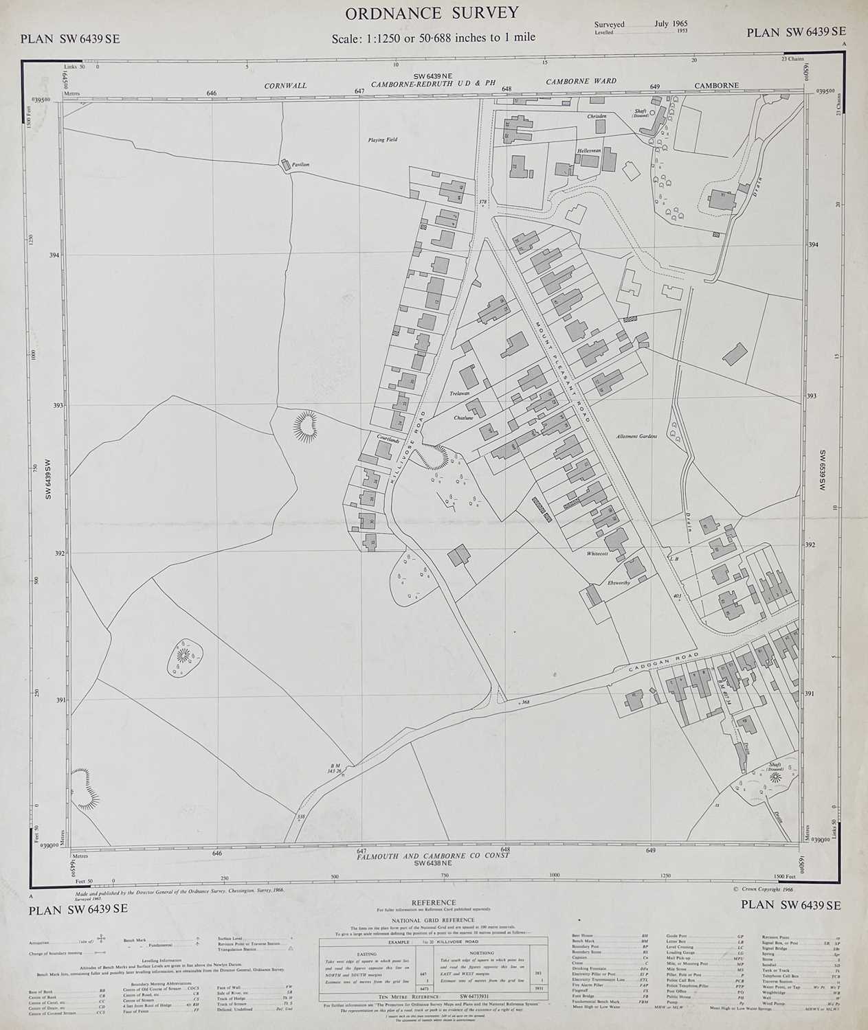 (Cornwall) A large collection of large format, mostly second edition, OS Maps. - Bild 5 aus 12