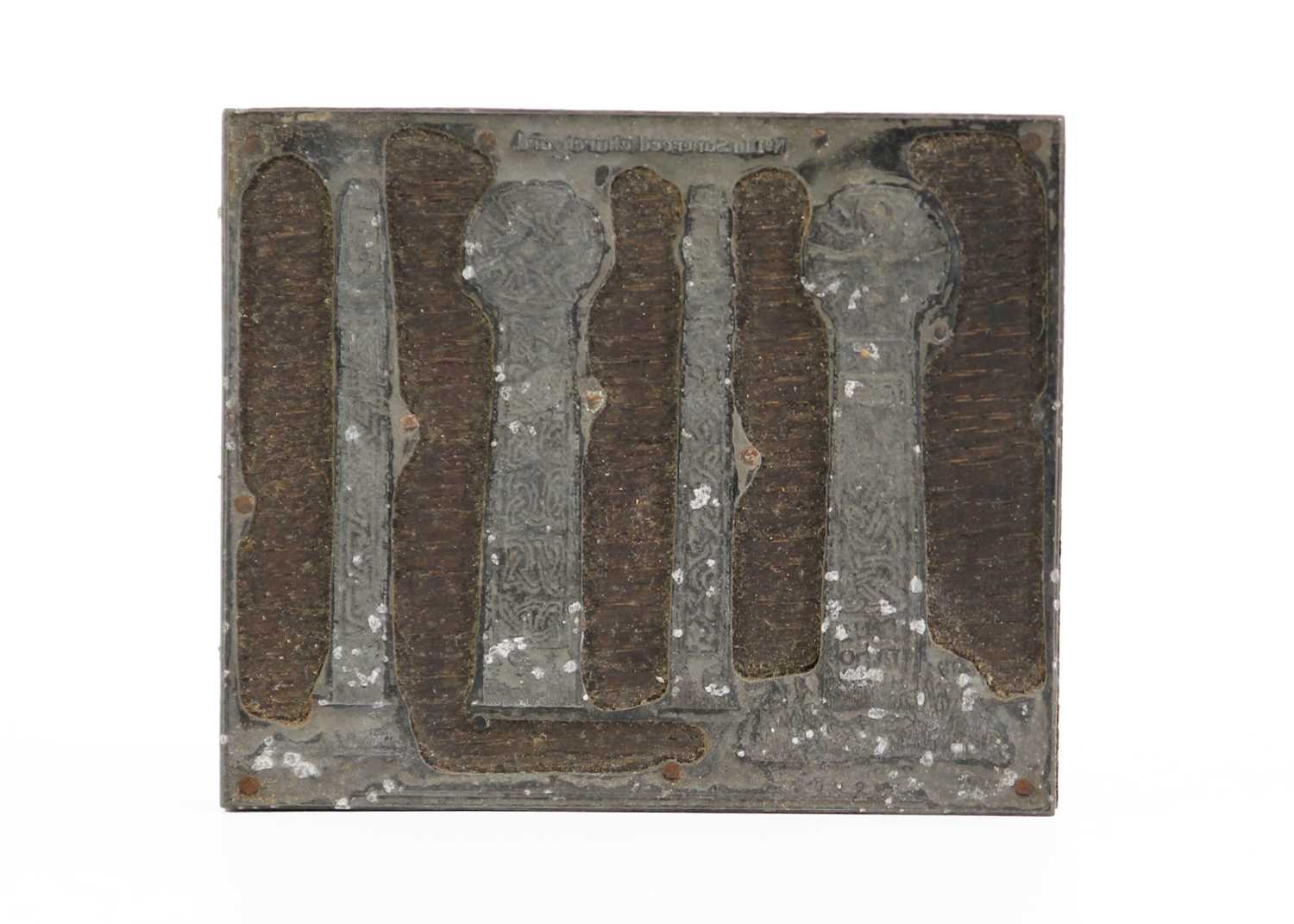 'Old Cornish Crosses' Printers blocks used in the seminal work by Arthur G. Langdon. - Image 7 of 9