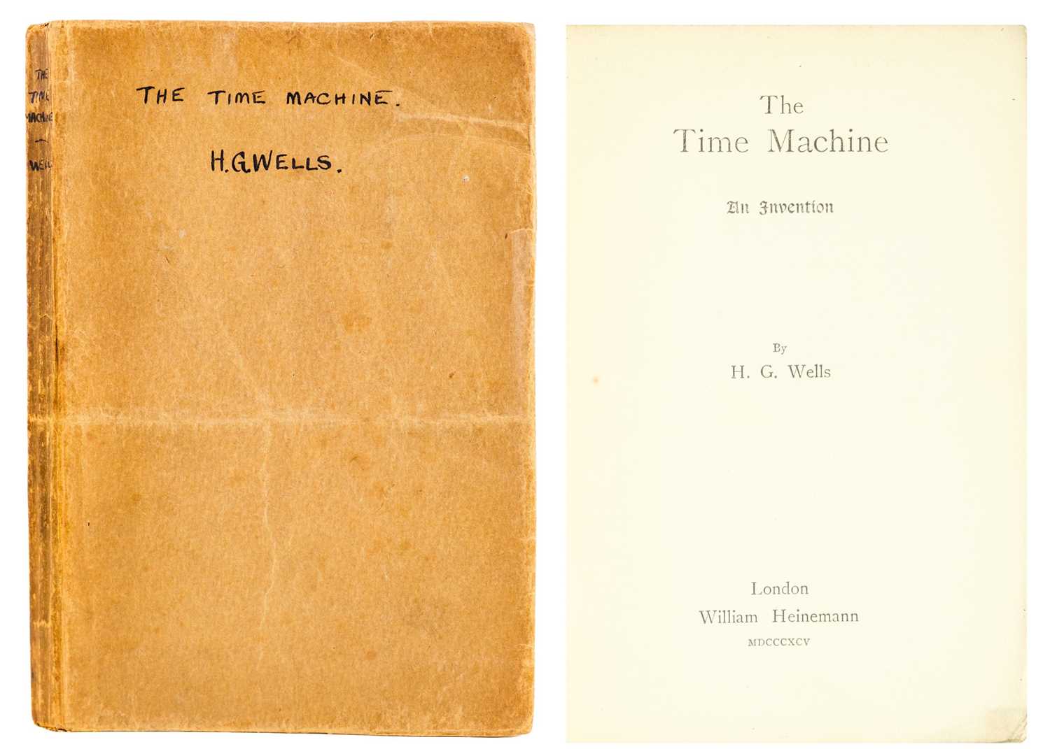 H. G. Wells 'The Time Machine. An Invention,'