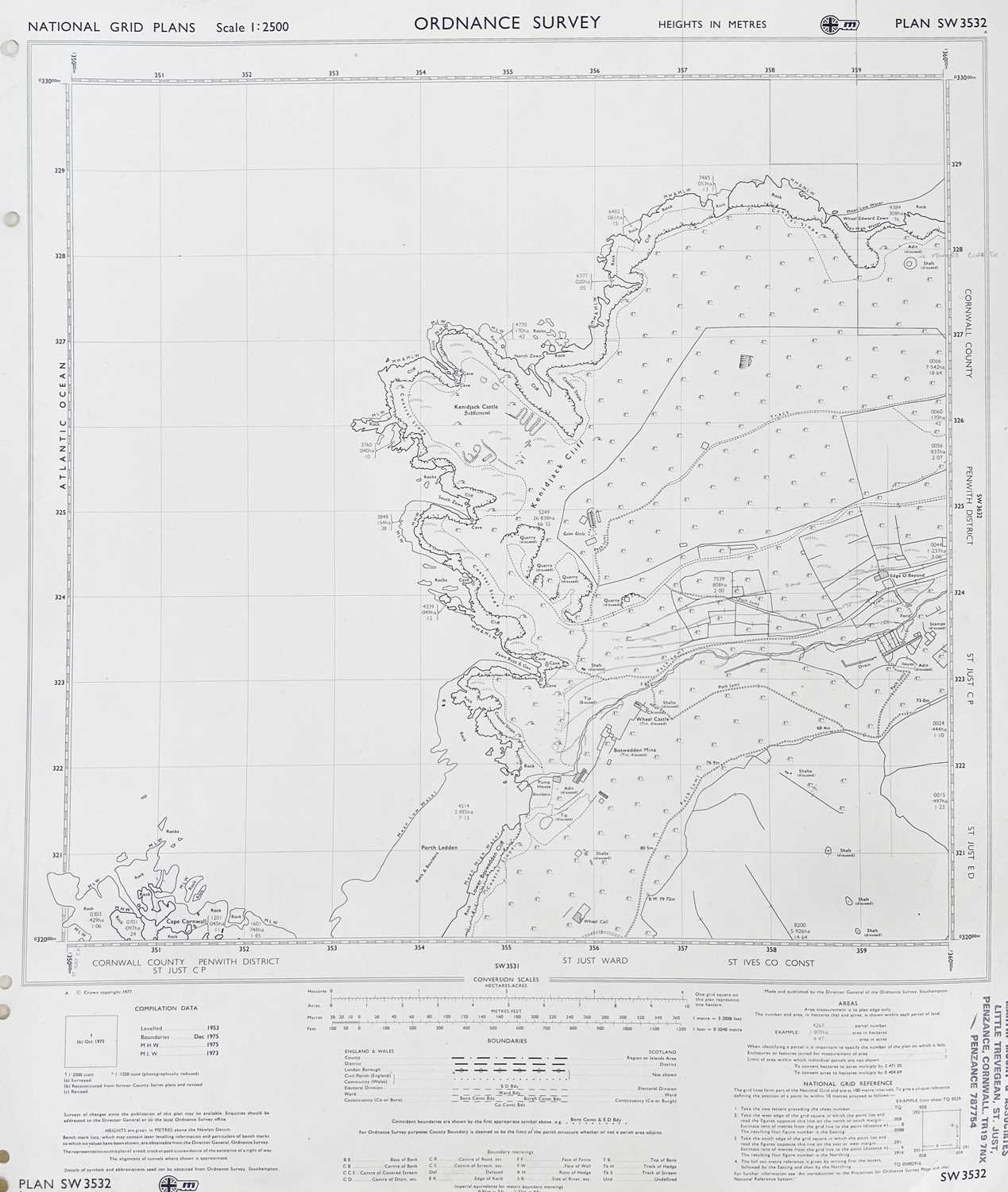 (Cornwall) A large collection of large format, mostly second edition, OS Maps. - Bild 12 aus 12