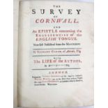 CAREW, Richard. 'The Survey of Cornwall,'