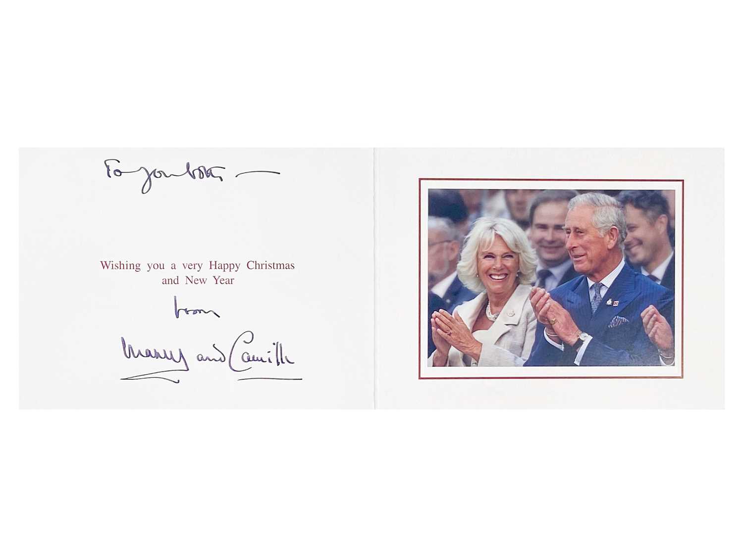 T.R.H. King Charles III and Queen Camilla, as The Prince of Wales & Duchess of Cornwall The Royal C