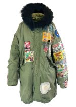 An American Sportsmaster Inc. parka shell and parka liner.