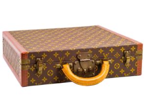 A Louis Vuitton President briefcase.