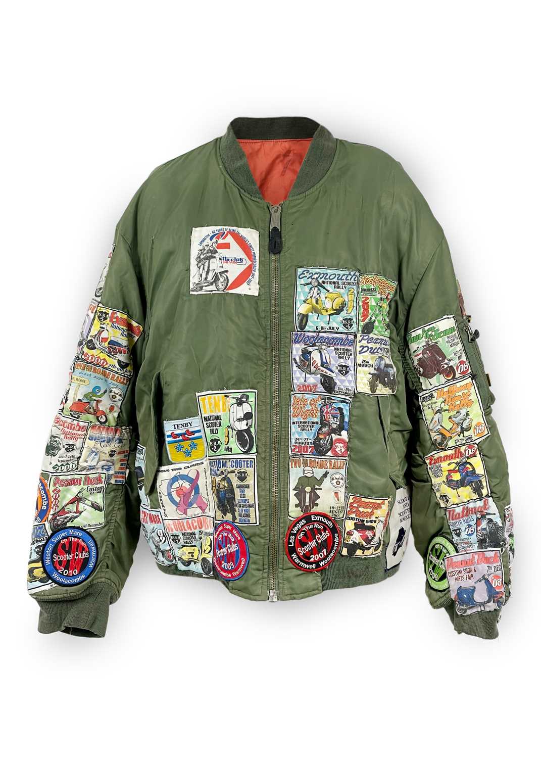 An original bomber jacket.