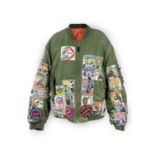 An original bomber jacket.