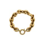 A 14ct Italian Anchor link bracelet.