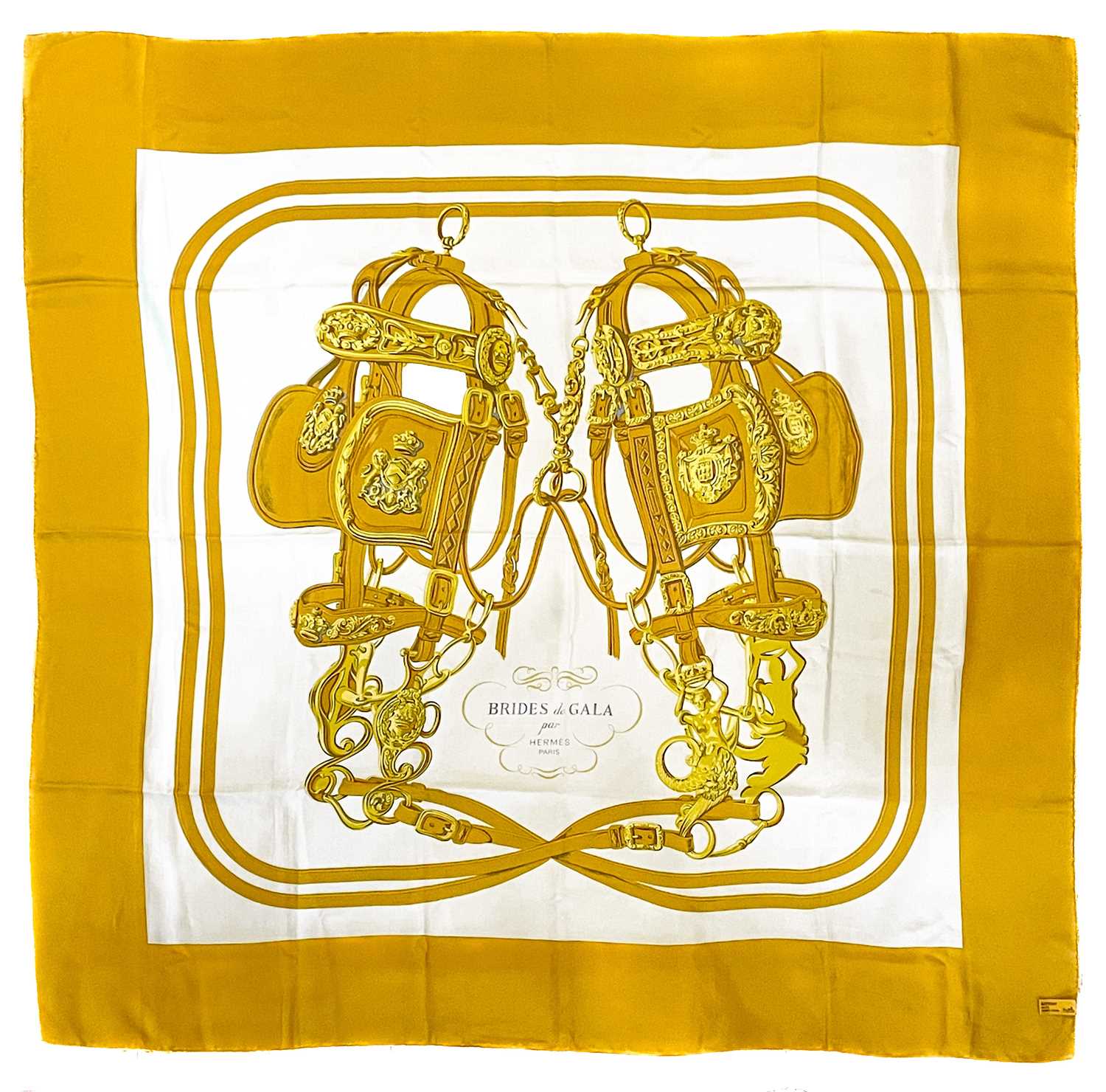 A Hermes Brides De Gala silk scarf square. - Image 3 of 3