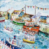 Simeon STAFFORD (1956) Newlyn Regatta