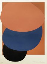 Sir Terry FROST (1915-2003) Brown, Blue And Black Descending (Kemp 78), 1981