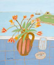 Bryan PEARCE (1929-2006) Tulips & Daffodils, 1986