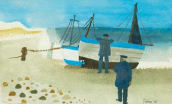 Mary FEDDEN (1915-2012) Fishing Boats, 2000