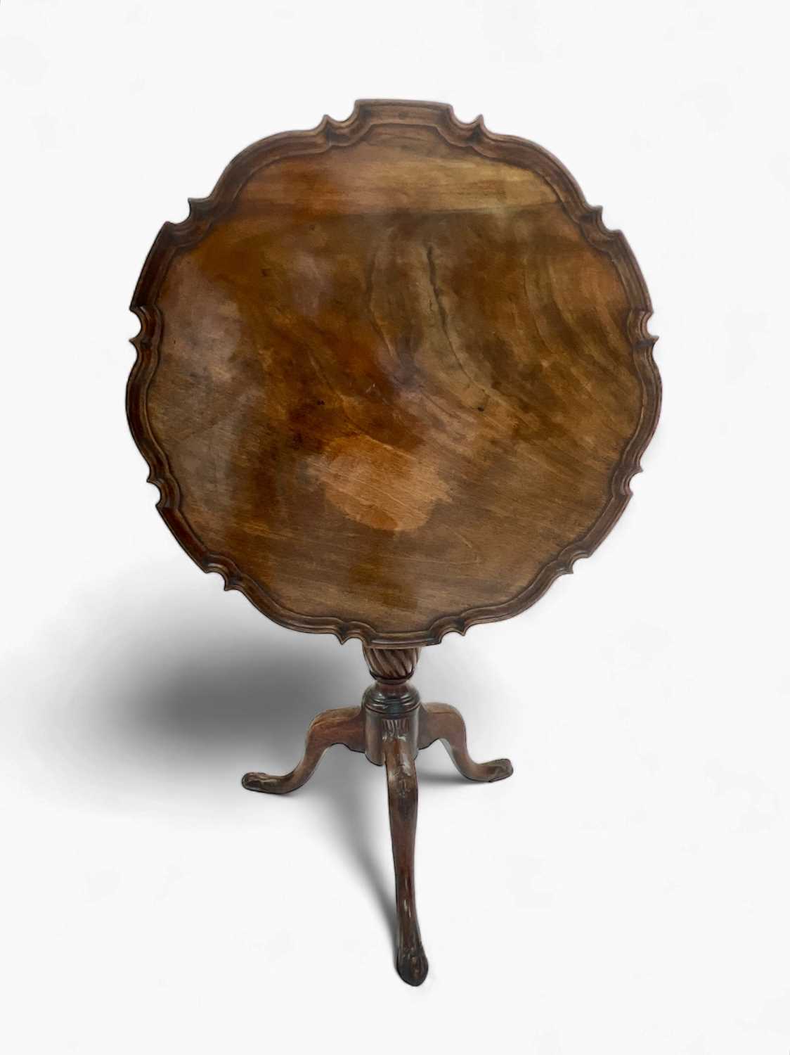 A mid 18th-century tripod table