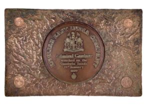 The Admiral Gardner and the Britannia, wrecked 1809 Ingot cast from Cornish copper at Hayle,