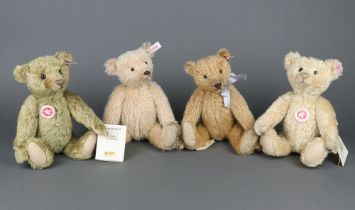 Four Steiff teddy bears - 2004 Bear, 2005 Bear and bears numbered 038952 and 038129, all unboxed and