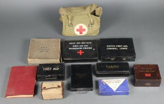 The Home First Aid Kit boxed and with contents, The Motorists First Aid Kit in a metal case and some