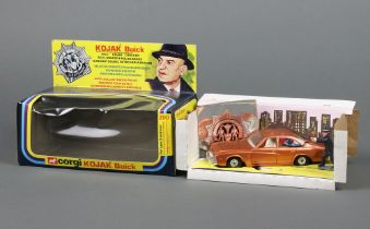 Corgi Toys, a Kojak Buick no.290 complete with figures, 2 police badge stickers and detachable