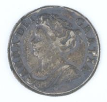 A Sterling silver shilling of Queen Anne, 1711