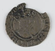 A silver half groat of Henry VIII minted at York 1504-9