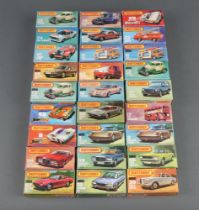 Match Box Toys, a collection of 27 Match Box 75 cars, boxed