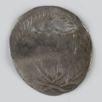 A silver half groat of the Commonwealth, minted at London 1649-60