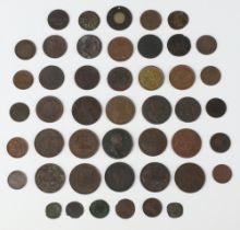 A collection of British Empire coins