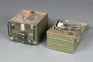 A WWII military radio Wavemeter Class D No. 1 Mk II together with an RCA Crystal Calibrated