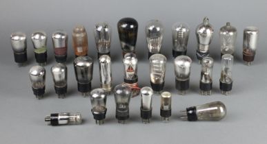 A collection of rare early valves including a Cosmos piptop, Philips 1807, Mazda AC/SG, Cossor