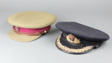 Hawkes & Company, a Second World War Brigadier's cap (small moth hole to the peak) and a Gieves WWII