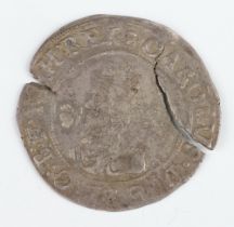 A silver sixpence of Charles I, dated 1646, minted at Bridgnorth on Severn, full flange There are
