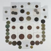 A collection of British Commonwealth and world coins and tokens, 19th Century to date