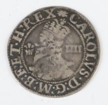 A silver groat of Charles I, Aberystwyth mint 1639-42