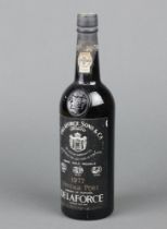 A bottle of 1977 Delaforce & Sons CA Aporto vintage port