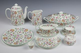 An extensive Haddon Hall tea, coffee and dinner service comprising 6 large mugs (5 seconds), 6 tea