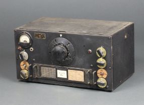 A National HRO WWII Valve Communications Receiver with 3.5-7.3MHz coil pack plugin installed (no