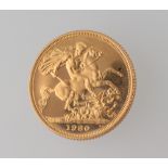 A 1980 proof sovereign