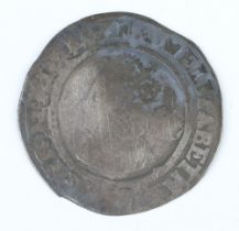 A silver sixpence of Queen Elizabeth I, third or fourth issue, dated 1566