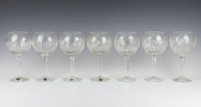 A set of Waterford Millennium Love Toasting goblets and two others 20cm