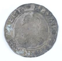 A silver shilling of Elizabeth I, 1560-1, second coinage, 0.925 fineness