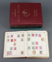 A Lincoln album of world stamps including used GB Victoria and later, Mexico, Brazil, USA, Russia,