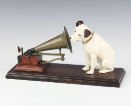 A Royal Doulton figure - His Master's Voice Nipper 1900-2000 limited edition no.841 of 2000 on a